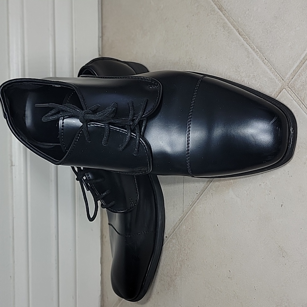 Black Oxford Shoe Classic Black Kids Dress Shoes